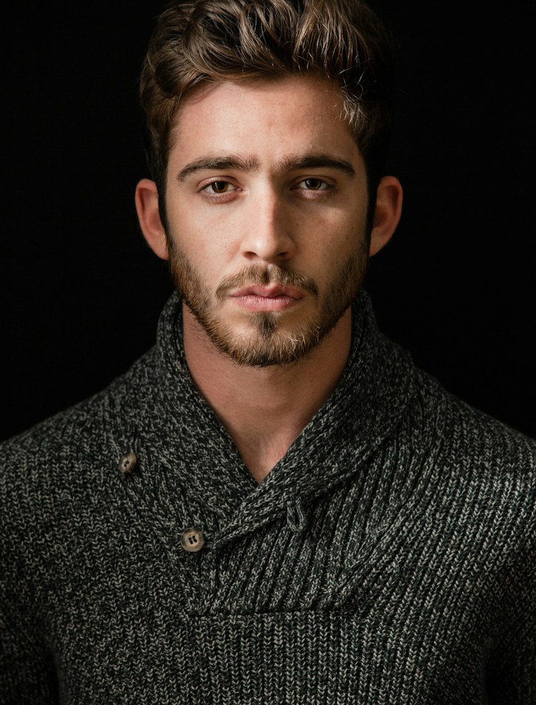 Thoughtful portrait of a young man