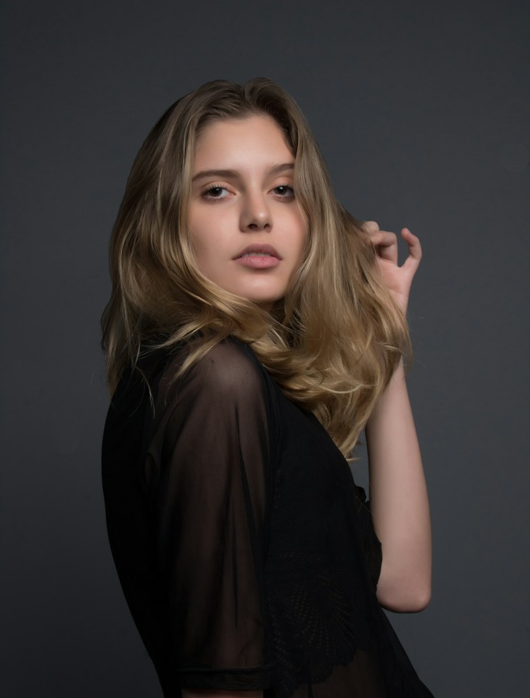 Woman in soft natural light